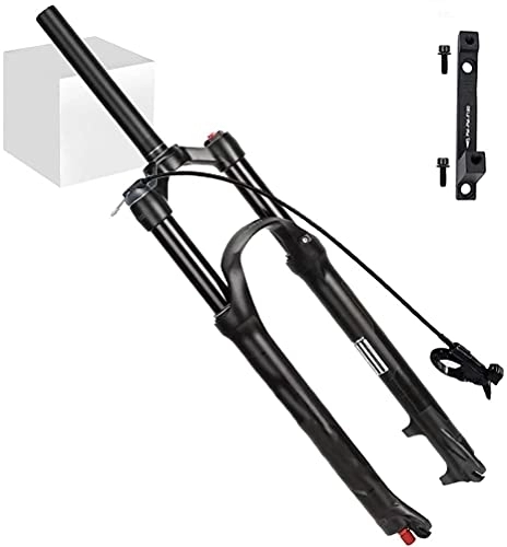 Mountain Bike Fork : LIBINA 26 / 27.5 / 29 inch Bicycle Air MTB Suspension Fork, Rebound Adjust Ultralight Alloy Mountain Bike Front Fork with 180mm Disc Brake Adapter