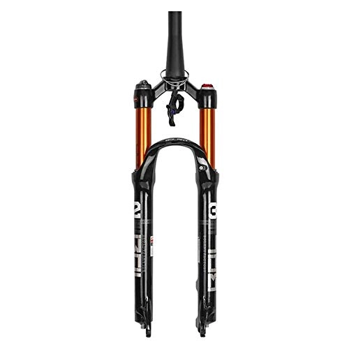 Mountain Bike Fork : LIMQ 26 Inch 27.5 Inch 29 Inch Remote Suspension Fork Bike Alloy Tapered Air Fork 1-1 / 8" Travel: 120mm, B-26INCH