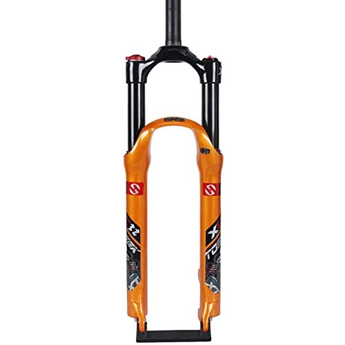 Mountain Bike Fork : LIMQ Bicycle Suspension Fork 26 / 27.5 / 29 Inch Mountain Bike Air Fork Suspension Shoulder Control Aluminum Alloy Travel: 120 Mm, 29in