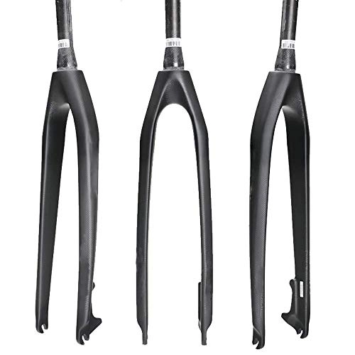 Mountain Bike Fork : LIMQ MTB Carbon Front Fork 26 / 27.5 / 29 Inch Ultralight Suspension Mountain Bike Bicycle Fork Bicycle Shock Absorber Forks, Black-27.5Inch