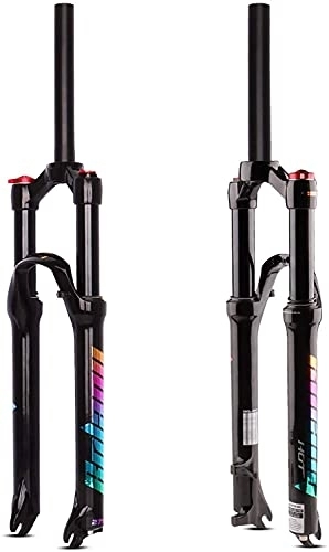 Mountain Bike Fork : LIRONGXILY MTB Forks Bicycle Fork Snow Bike Front Fork, 26 / 27.5 / 29 Inch Mtb Bicycle Magnesium Alloy Suspension Fork Tapered Steerer Shock Absorber Shoulder Control Mountain Bike Fork (Size : 29 inch)