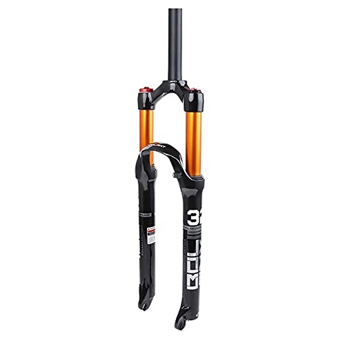 Mountain Bike Fork : LIZCG Travel 120mm Mountain Bike Front Fork 26 27.5 29 Inch Air Fork Suspension Damping Air Pressure Front Fork Bicycle Accessories, Straight Tube(HL), 29in
