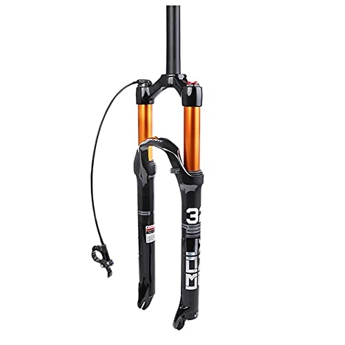Mountain Bike Fork : LIZCG Travel 120mm Mountain Bike Front Fork 26 27.5 29 Inch Air Fork Suspension Damping Air Pressure Front Fork Bicycle Accessories, Straight Tube(RL), 29in