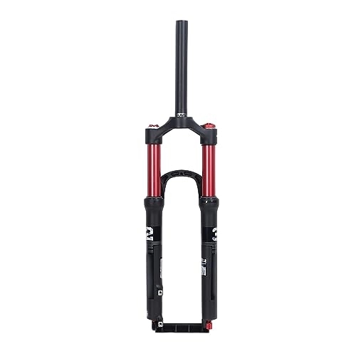 Mountain Bike Fork : LJCM Bicycle Front Fork, Damping Adjustment, 26 Inch Suspension Fork, Straight Tube for Bicycle