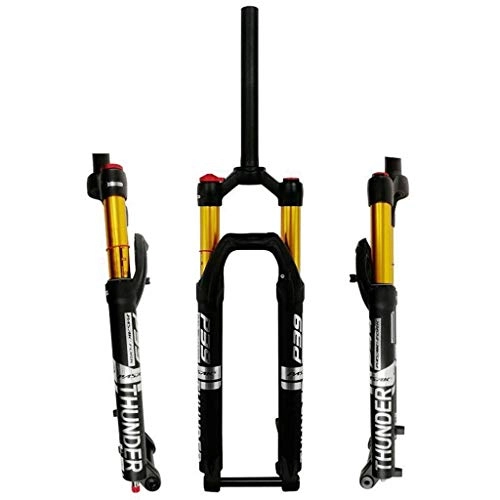 Mountain Bike Fork : LJYY Air Suspension 27.5" / 29er MTB Bike Forks With Damping Adjustment Bicycle Fork 1-1 / 8" Magnesium Alloy 15 * 100mm Axle Disc Brake Travel 120mm