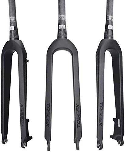 Mountain Bike Fork : LLDKA Rigid fork fork hard disk brake 26 / 27.5 inch 29 inch tube Conical carbon fork in front of Carbon Fiber, 27.5 inch