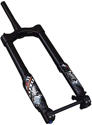 Mountain Bike Fork : Lloow Fat Bike Downhill Fork 26 Inch Bicycle Suspension Fork 150mm Width For ATV / MTB / BMX Fat Tire 4.8" Air Shock Absorber 1-1 / 2" Damping Adjustment Disc Thru Axle 15mm 130mm Cycling Suspensions