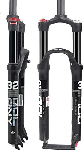 Mountain Bike Fork : Lloow Suspension Fork Bicycle MTB Fork Carbon Steerer Pipe Spring MTB Mountain Bike Fork For Bicycle 27.5 / 29 Inch Shock Absorber Hub 100 mm, 29 inch