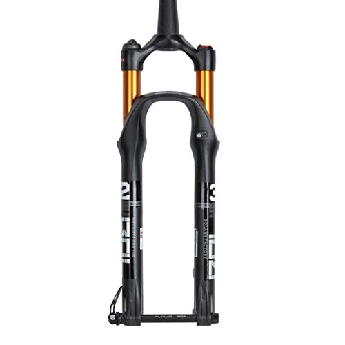 Mountain Bike Fork : Lsqdwy 26 / 27.5 / 29 Inch Suspension Fork 100 Mm Bicycle MTB Fork Carbon Steerer Tube Mountain Bike Fork For Bicycle (Size : 26)