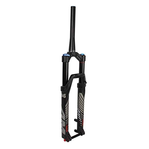 Mountain Bike Fork : Lsqdwy Mountain Bike Front Fork, Conical Tube 26, 27.5, 29 InchesOil And Gas Mixing Damping Adjustment Shoulder Control Barrel Shaft Version Bicycle front fork (Size : 29 inches)