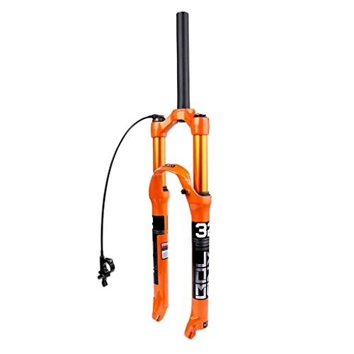 Mountain Bike Fork : Lsqdwy Suspension Bicycle Front Fork, Air Front Fork 26, 27.5, 29-inch Straight Pipe Shoulder Control / Remote Lockout Magnesium Alloy Shock Absorber Stroke 120mm Mountain Bike Front Fork