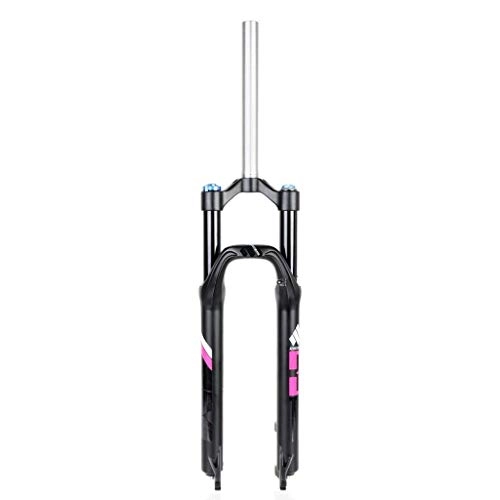 Mountain Bike Fork : Lsqdwy Suspension Mountain Bike Forks, Air Suspension Fork Double Shoulder Control 26, 27.5 Inches Air Shock Absorber Bicycle Disc Brake Travel 100mm Bicycle front fork