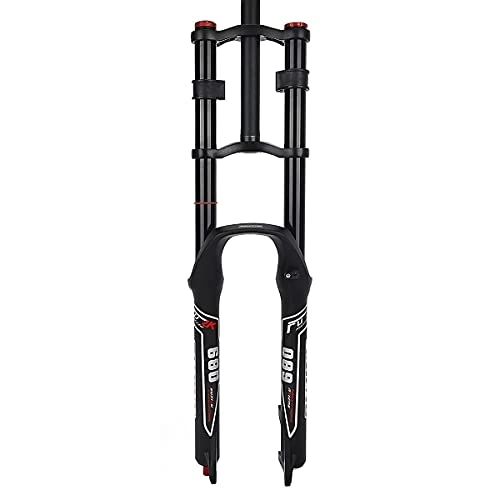 Mountain Bike Fork : LUXXA 26 27.5 29 Inch Mountain Bike Fork, Adjustable Damping System with 100mm Travel, 9mm Axle, Noir-29inch