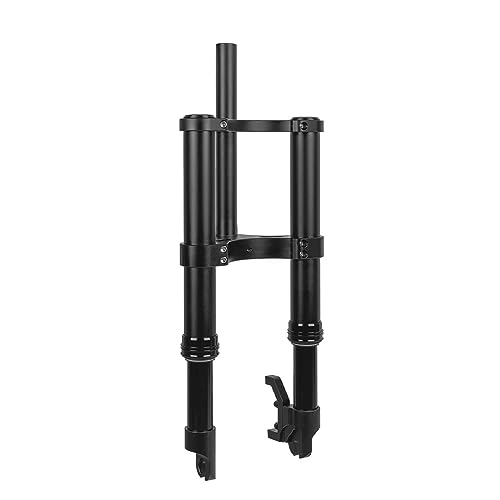 Mountain Bike Fork : LUXXA Mountain bike fork, with adjustable damping system, suitable for mountain bike / XC / ATV, Gold-26