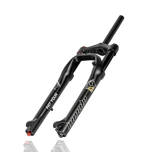 Mountain Bike Fork : LUXXA Mountain bike fork, with adjustable damping system, suitable for mountain bike / XC / ATV, Noir-26inch
