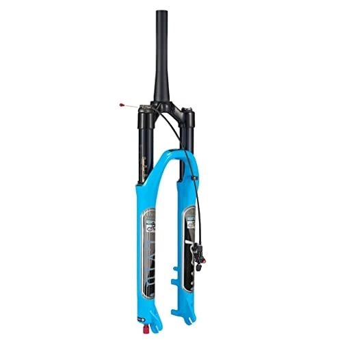 Mountain Bike Fork : LvTu 26 / 27.5 / 29 Inch Travel 120mm MTB Bicycle 34mm Inner Tube Air Suspension Fork, Magnesium Alloy MTB XC AM Ultralight Mountain Bike Front Forks (Color : Tapered Remote, Size : 26 inch)