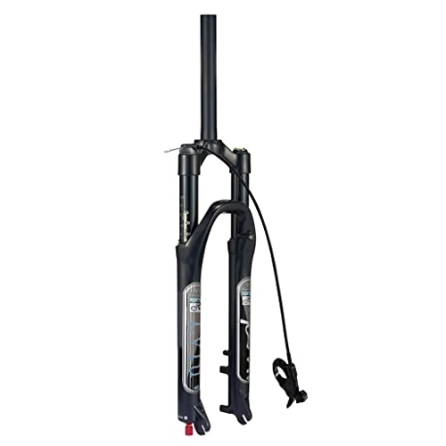 Mountain Bike Fork : LvTu Bicycle MTB Magnesium Alloy Suspension Fork 26 / 27.5 / 29 Inch, 34mm Inner Tube Travel 120mm 9mm QR Disc Brake Mountain Bike Air Fork - Black (Color : Straight Remote, Size : 29 inch)