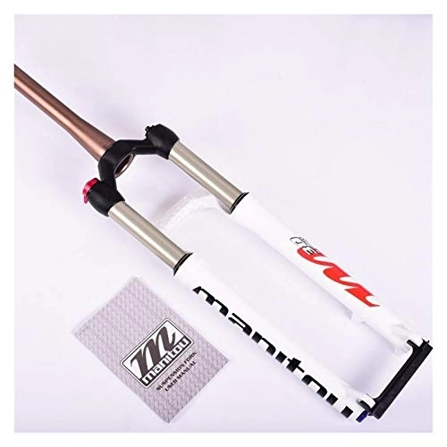 Mountain Bike Fork : lxxiulirzeu MTB Bike Fork For 26 27.5 29er Mountain Bicycle Fork Oil and Gas Fork Remote Lock Air Damping Suspension Fork (Color : 27.5 cone M30)