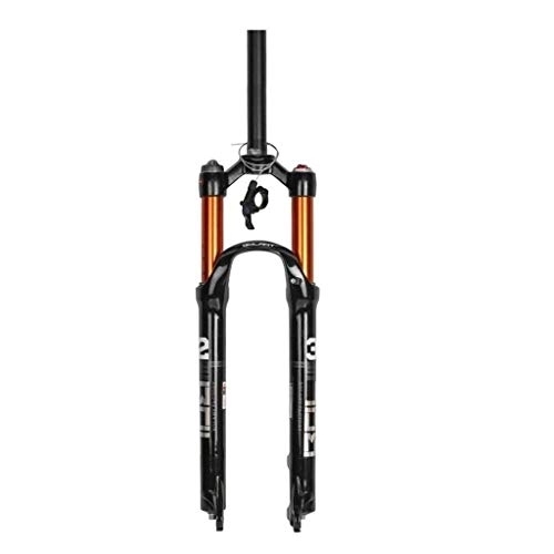 Mountain Bike Fork : LYYCX 26 27.5 29 Inch Air Fork Mountain Bike Suspension Forks, 1-1 / 8" Lightweight Alloy 100mm Travel (Color : Remote Lockout, Size : 27.5 inch)
