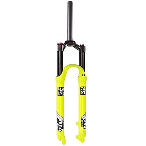 Mountain Bike Fork : LYYCX MTB Bike Suspension Front Fork 26 / 27.5 / 29 Inch 140mm Travel, Straight / Tapered Tube Alloy Disc Brake Mountain Bike Air Fork QR 9mm Bicycle Accessories
