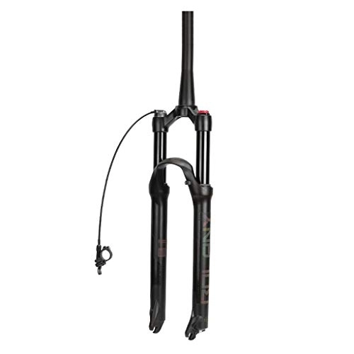 Mountain Bike Fork : LYYCX Tapered MTB Bike Air Fork, 1-1 / 8" Alloy 26 / 27.5 / 29 Inch Suspension Forks Travel: 120mm (Color : D, Size : 26 inch)