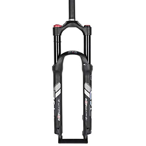 Mountain Bike Fork : M-YN MTB Front Suspension Forks, Replacement Bike Air Shock Aluminium Alloy Fork 27.5 inch Cycling Bike Fork (Color : Black, Size : 27.5inch)
