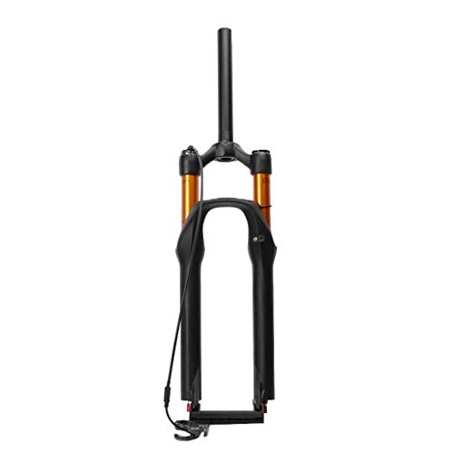 Mountain Bike Fork : MDZZ 27.5 Inches Double Chamber Mountain Bike Gas Fork, Damping Wire Control Stroke 120 Scale Bicycle Front Fork (Color : 27.5in)