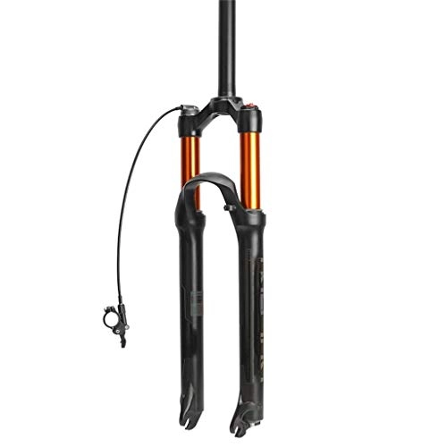Mountain Bike Fork : MDZZ Mountain Bike Front Fork Magnesium alloy shock absorber front fork 26 inches / 27.5 inches / 29 inches (Color : Straight-pipe, Size : 26-inches)