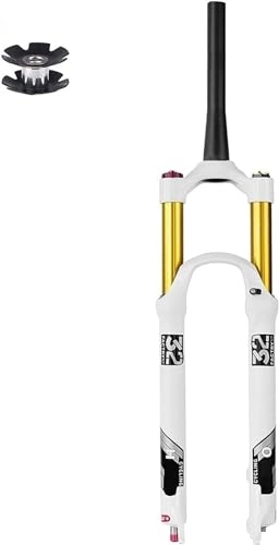 Mountain Bike Fork : MEGLOB Suspension Forks Bicycle Suspension Fork 27.5 Inch 120mm Or 140mm Travel, Ultralight Alloy Mountain Bike Air Front Fork For 1.5-2.45\