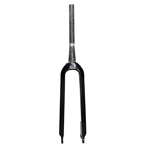 Mountain Bike Fork : MEILINL Forks Bicycle 1 1 / 2 Carbon Fiber 3K Gloss Matte Mountain Bike Disc Brake Fork Tapered Pipe Ergonomic Design Provides Good Condition for Long Distance Cycling (1-1 / 2), Bright light