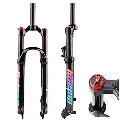 Mountain Bike Fork : MEILINL Mountain Bicycle Suspension Forks 26 / 27.5 / 29 Inch MTB Bike Shock Absorber 100 Mm of Travel Offers A Damping Experience When You Are Driving Fast on Roads