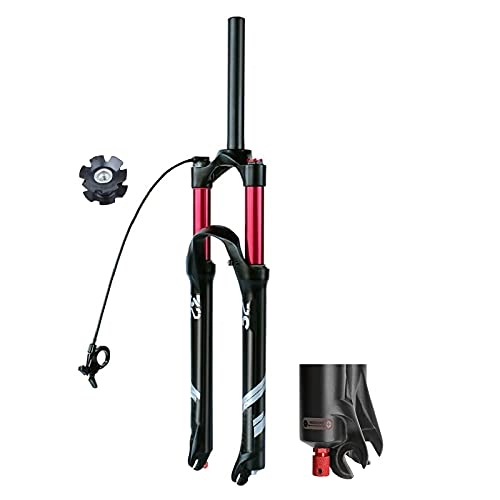 Mountain Bike Fork : MEILINL Mountain Bike Mtb Air Fork 26 / 27.5 / 29 Inch 140mm Travel With Rebound Adjustment Bicycle Suspension Forks Compatible 1.5-2.45" Tires Qr 9mm Travel 140mm