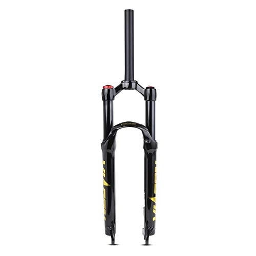 Mountain Bike Fork : Menglo Bicycle suspension fork 26 27.5 29 inch MTB fork 20 mm suspension travel, 1-1 / 8 inch, Qr, for mountain bike, manual lock, black