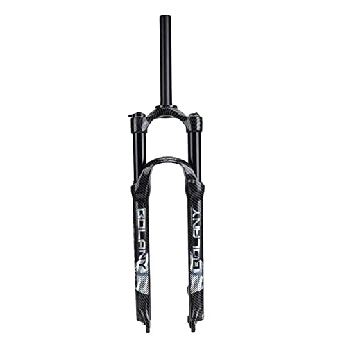 Mountain Bike Fork : Milageto Bike Air Fork Locking Bicycle Accessories Shockproof 100mm Parts Disc Brake Air Forks Adjustment for Bicycle Mountain Bike Repair Cycling, Black, 27.5inch