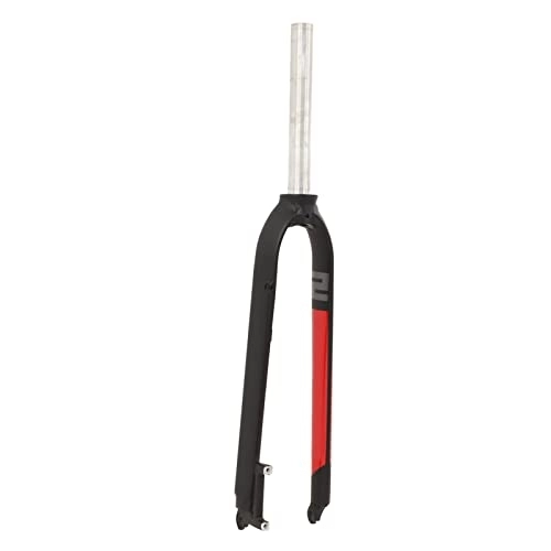 Mountain Bike Fork : minifinker Fork, Lightweight High Strength Front Fork Easy To Install Rigid for Mountain Bike(Black and Red)