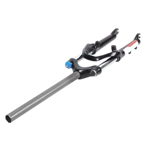 Mountain Bike Fork : minifinker Suspension Front Forks, Wear Resistance Adjustable Bike Fork Metal for Mountain Bikes(black)