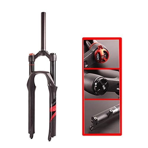 Mountain Bike Fork : MIYUEZ MTB Fork 27.5 26 29 Inch Cycling Suspension Fork MTB Aluminum Alloy Bicycle Forks Accessories Bicycle Parts Air Forks Straight Tube 28.6mm QR 9mm Travel 140mm, 26in