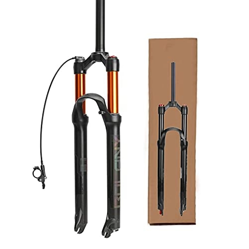 Mountain Bike Fork : MJCDNB Forks 26 / 27.5 / 29 inch wire-operated bicycle front fork suspension forks, mountain bike magnesium alloy suspension 1-1 / 8"suspension fork
