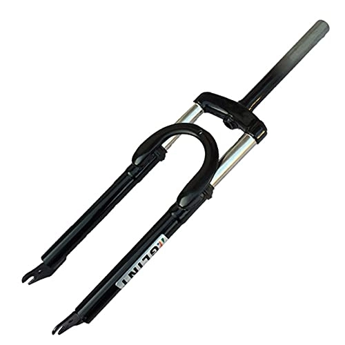 Mountain Bike Fork : Mountain Bicycle Suspension Forks, 20 / 22 / 24 / 26 Inch Bike Front Fork with Rebound Adjustment 100Mm Travel Bike Front Fork Air MTB Suspension Fork Ultralight Gas Shock Bicycle black, 20in