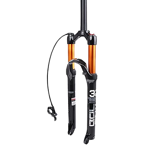 Mountain Bike Fork : Mountain Bicycle Suspension Forks, 26 / 27.5 / 29 Inch Bike Front Fork with Rebound Adjustment 120Mm Travel Bike Front Fork Air MTB Suspension Fork Ultralight Gas Shock Bicycle B, 27.5in