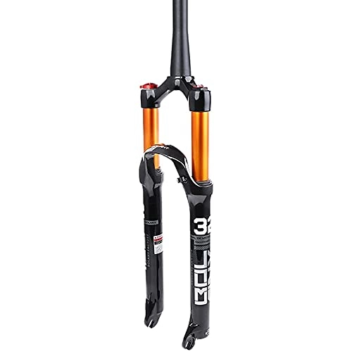Mountain Bike Fork : Mountain Bicycle Suspension Forks, 26 / 27.5 / 29 Inch Bike Front Fork with Rebound Adjustment 120Mm Travel Bike Front Fork Air MTB Suspension Fork Ultralight Gas Shock Bicycle C, 29in