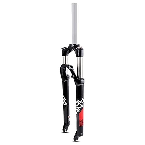 Mountain Bike Fork : Mountain Bicycle Suspension Forks, 26 / 27.5 / 29 Inch Bike Front Fork with Rebound Adjustment Aluminum alloy Bike Front Fork Air MTB Suspension Fork Ultralight Gas Shock Bicycle black, 27.5in