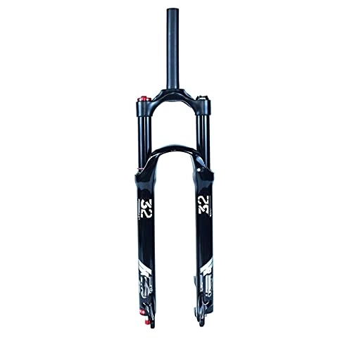Mountain Bike Fork : Mountain Bicycle Suspension Forks, 26 / 27.5 / 29 Inch MTB Bike Front Fork with Damping Adjust Air Pressure, Straight Tube (Cone Tube), Shoulder Control 130Mm Travel 28.6Mm, Straight Tube, 27.5inch