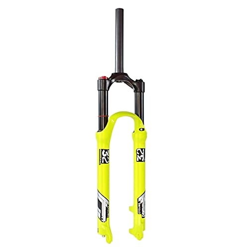 Mountain Bike Fork : Mountain Bicycle Suspension Forks, 26 / 27.5 / 29 Inch MTB Bike Front Fork with Rebound Adjust Straight Tube (Cone Tube), Shoulder Control 100Mm Travel 28.6Mm, Straight Tube, 26inch