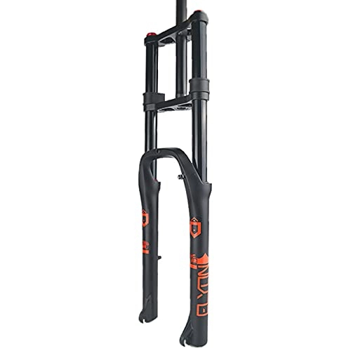 Mountain Bike Fork : Mountain Bicycle Suspension Forks, 26 * 4.0 inch Bike Front Fork with Rebound Adjustment Bike Front Fork Air MTB Suspension Fork Ultralight Gas Shock Bicycle 26 * 4.0