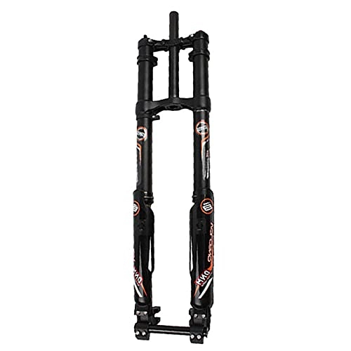 Mountain Bike Fork : Mountain Bicycle Suspension Forks, Bike Front Fork with Rebound Adjustment Bike Front Fork Air MTB Suspension Fork Ultralight Gas Shock Bicycle B