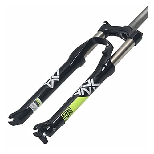 Mountain Bike Fork : Mountain Bike Air Suspension Fork, 24 Inch Shoulder Control Stroke 100mm Disc Brakes Bicycle Accessories Mechanical Fork