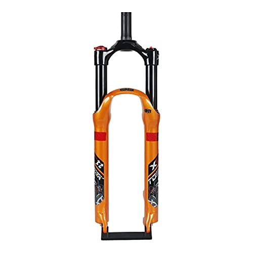 Mountain Bike Fork : Mountain Bike Air Suspension Fork, 26 / 27.5 / 29 Inch Shoulder Control Travel 120mm Disc Brake Straight Tube Bicycle Accessories