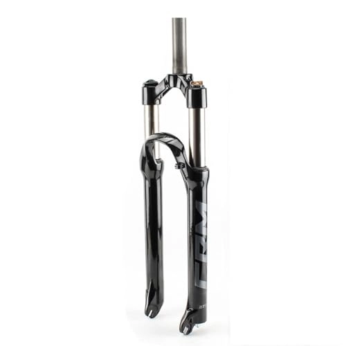 Mountain Bike Fork : Mountain Bike Air Suspension Fork 26”27.5”29” Shock Pneumatic Fork Alu Alloy Manual Lockout Bike Fork 1-1 / 8" Straight Tube Travel 110mm QR 9 * 100mm Disc Brake Fork (Color : Gray, Size : 29")