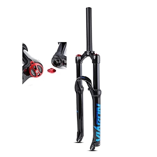 Mountain Bike Fork : Mountain Bike Air Suspension Fork, Disc Brake 26 / 27.5 / 29 Inch Travel 100mm Manual Lockout QR 9mm Straight Tube Bicycle Accessories